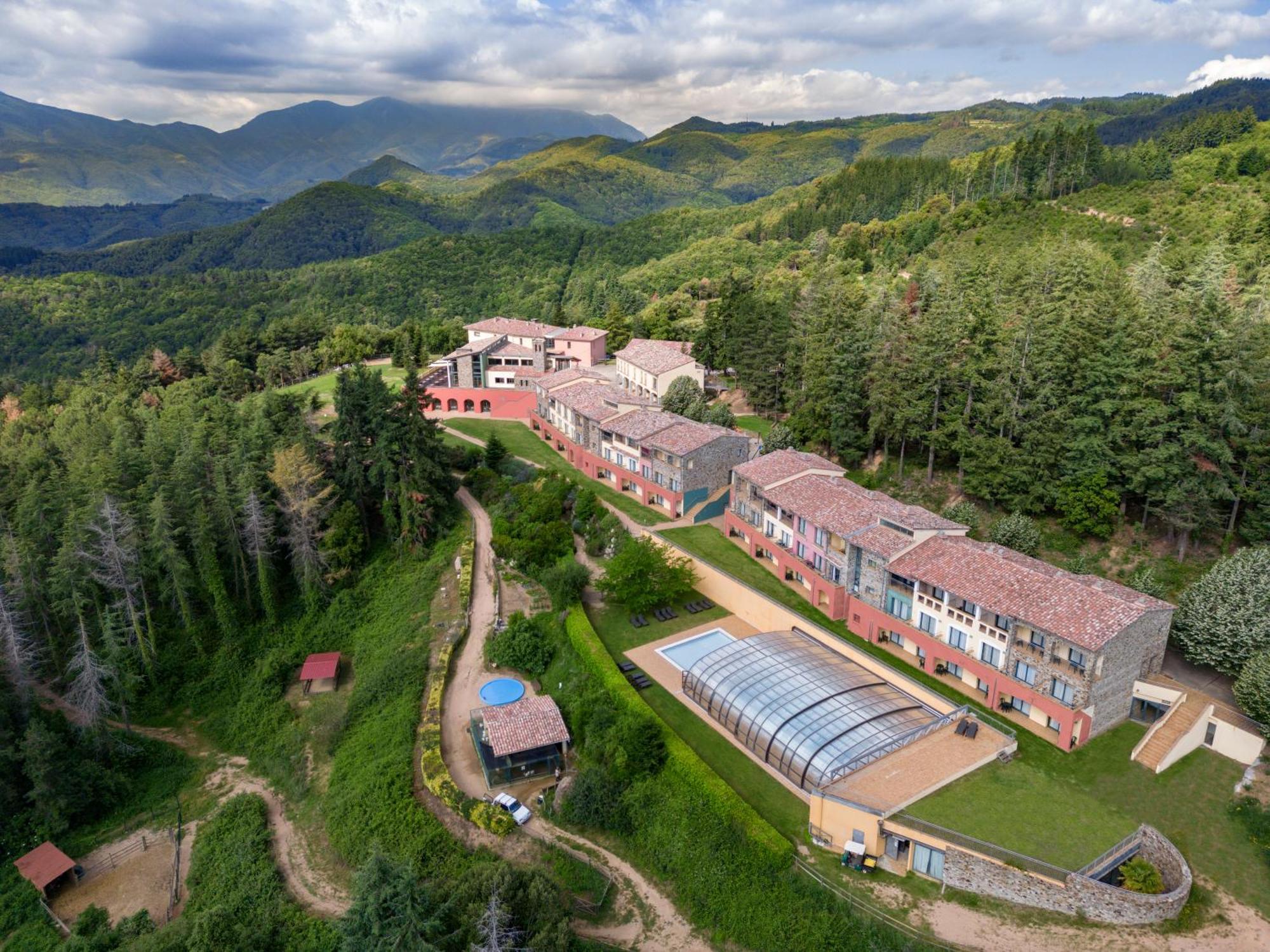 Vilar Rural De Sant Hilari Sacalm By Serhs Hotels Bagian luar foto